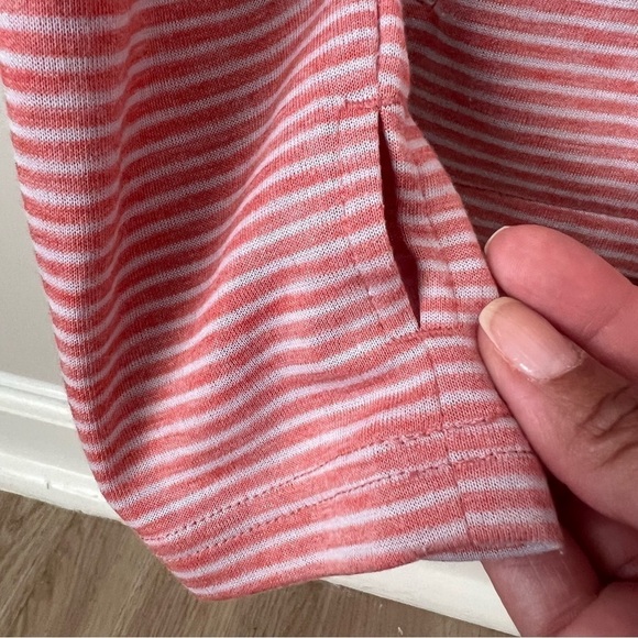 Burton Hooded Full Zip Warm-Up Jacket Orange Stripe Thumbholes Casual Fall Sz L - Picture 4 of 12